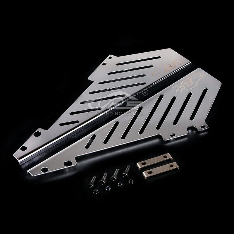 TOP SPEED RC WORLD 1/5 RC CAR ROFUN 5B Stainless Steel Side Plate Kit